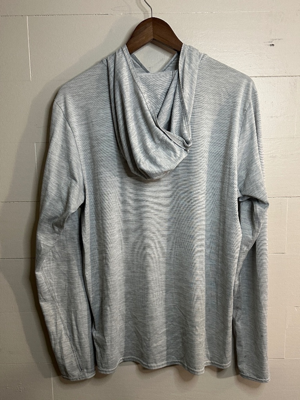 The North Face Men's Hooded Heather Gray Light Weight Hoodie Shirt Size Large - Picture 8 of 11